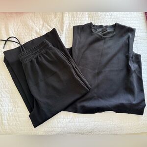 Danskin Two piece set- Cropped wide leg pants and tank top.